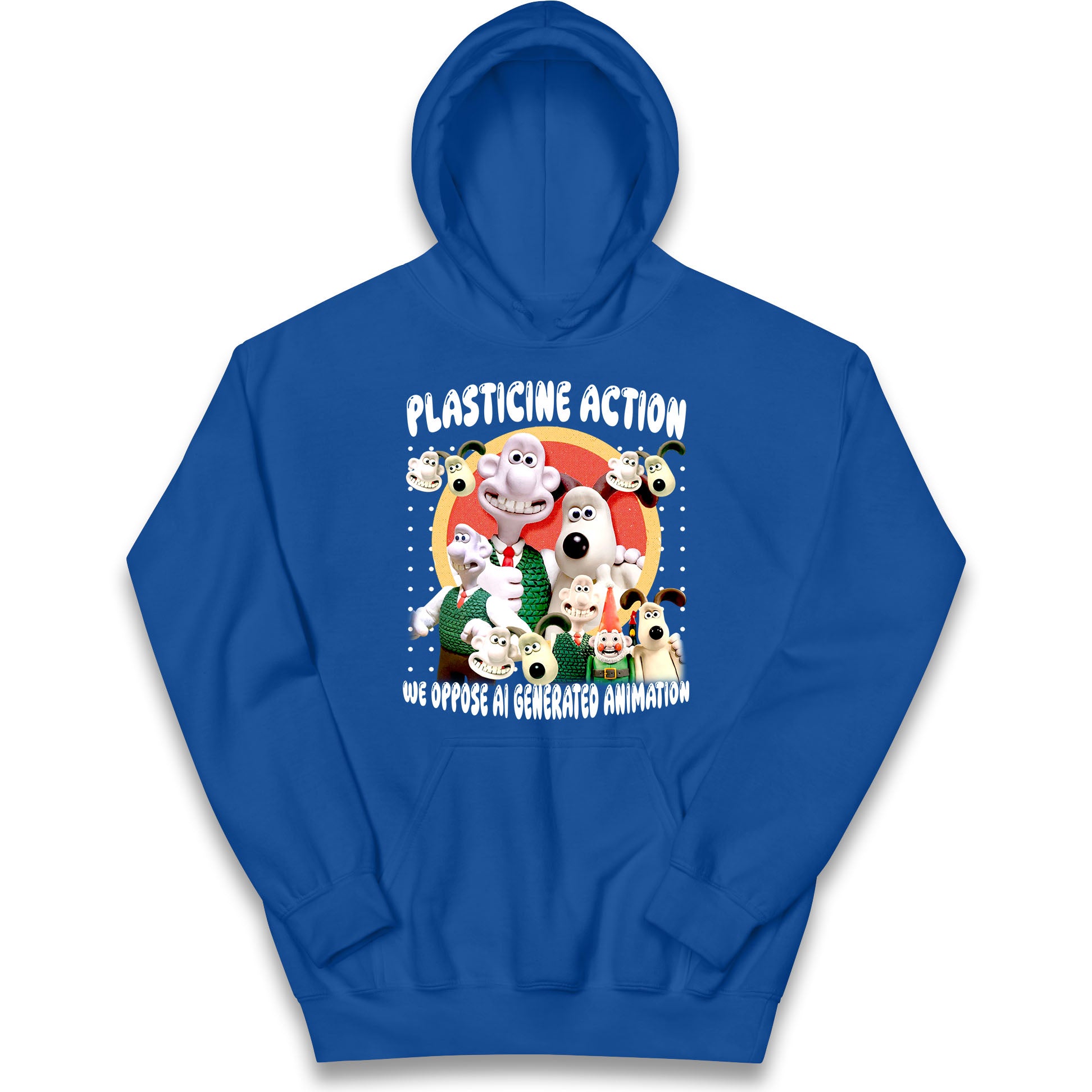 Plasticine Action Figure Kids Hoodie