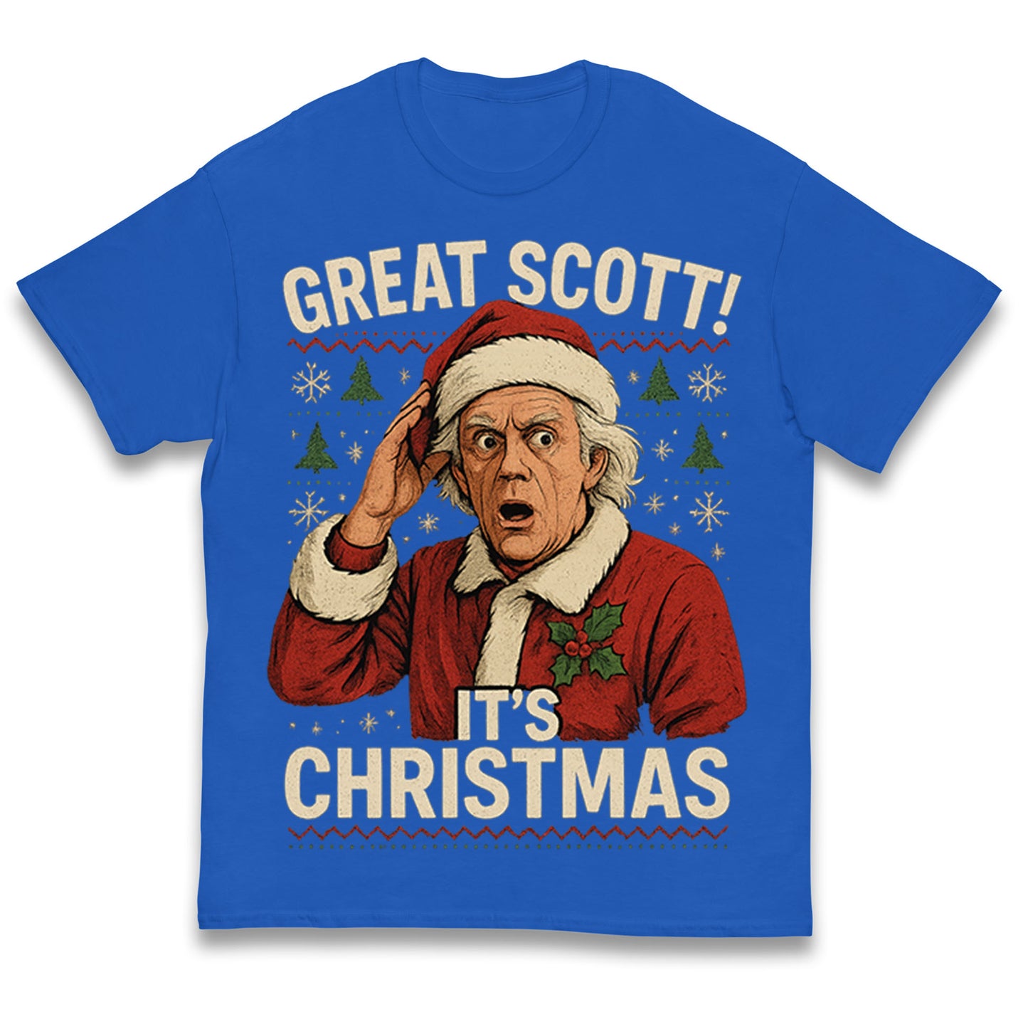 Back to the Future Doc Brown Kids T Shirt