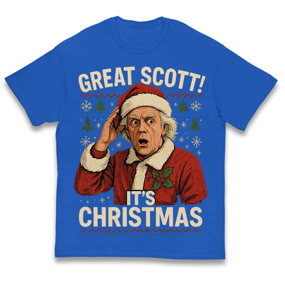 Back to the Future Doc Brown Kids T Shirt