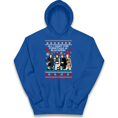 BlackPink Christmas Kids Hoodie