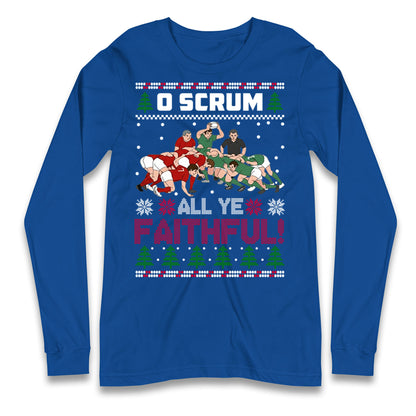 O Come All ye Faithfull Longsleeve T Shirt 