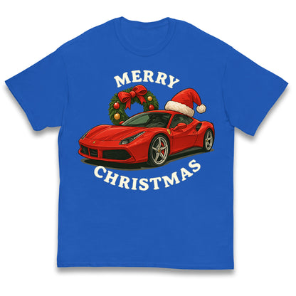 Ferrari Christmas Kids T Shirt