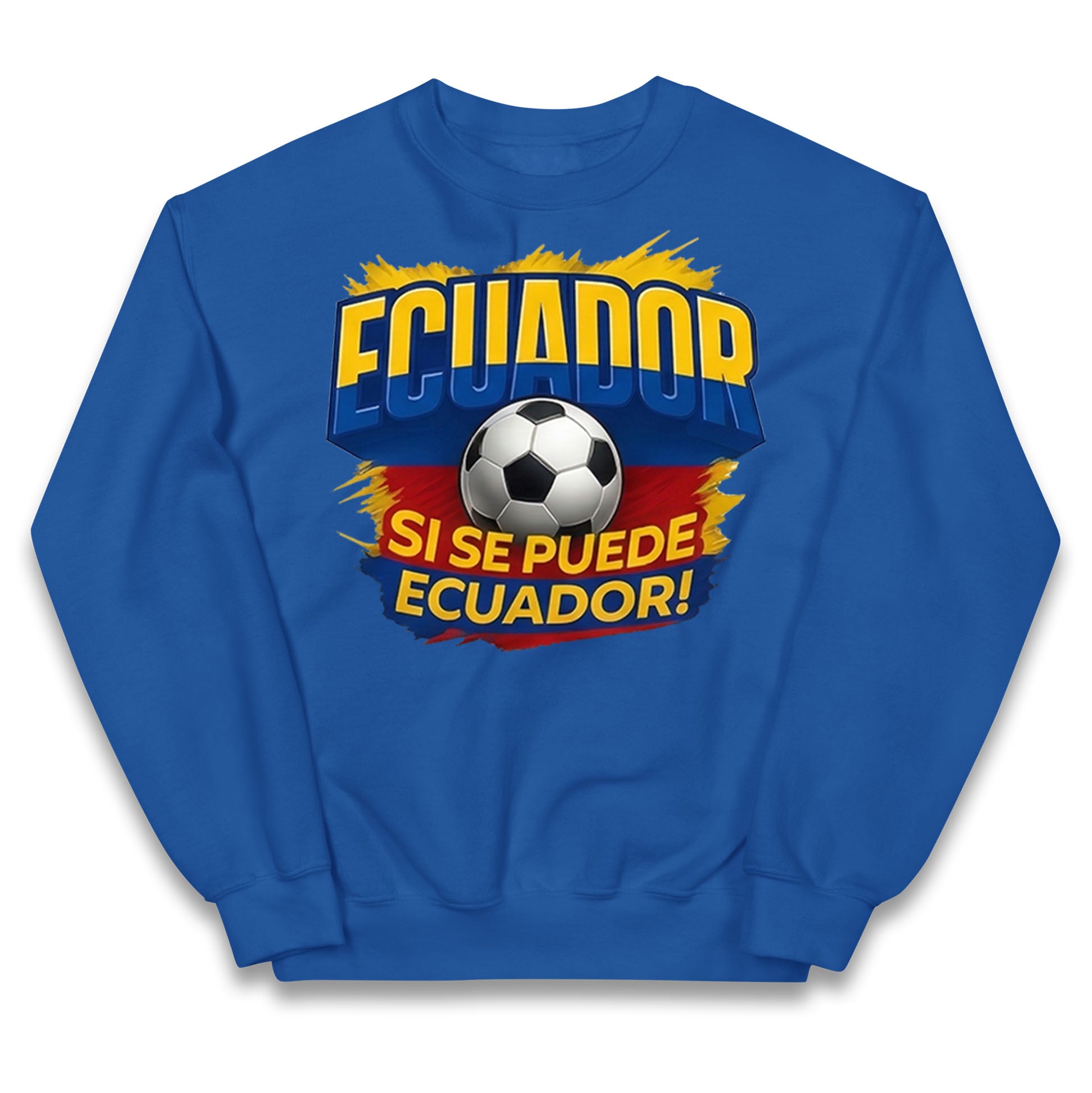 Ecuador Retro World Cup Kids Jumper