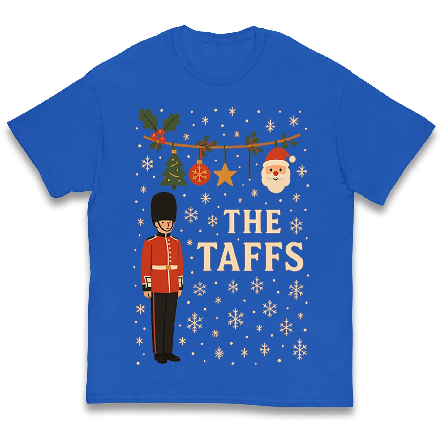 The Taffs Welsh Guards Christmas Kids T Shirt
