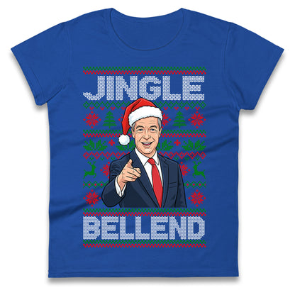 Nigel Farage Christmas Ladies T Shirt
