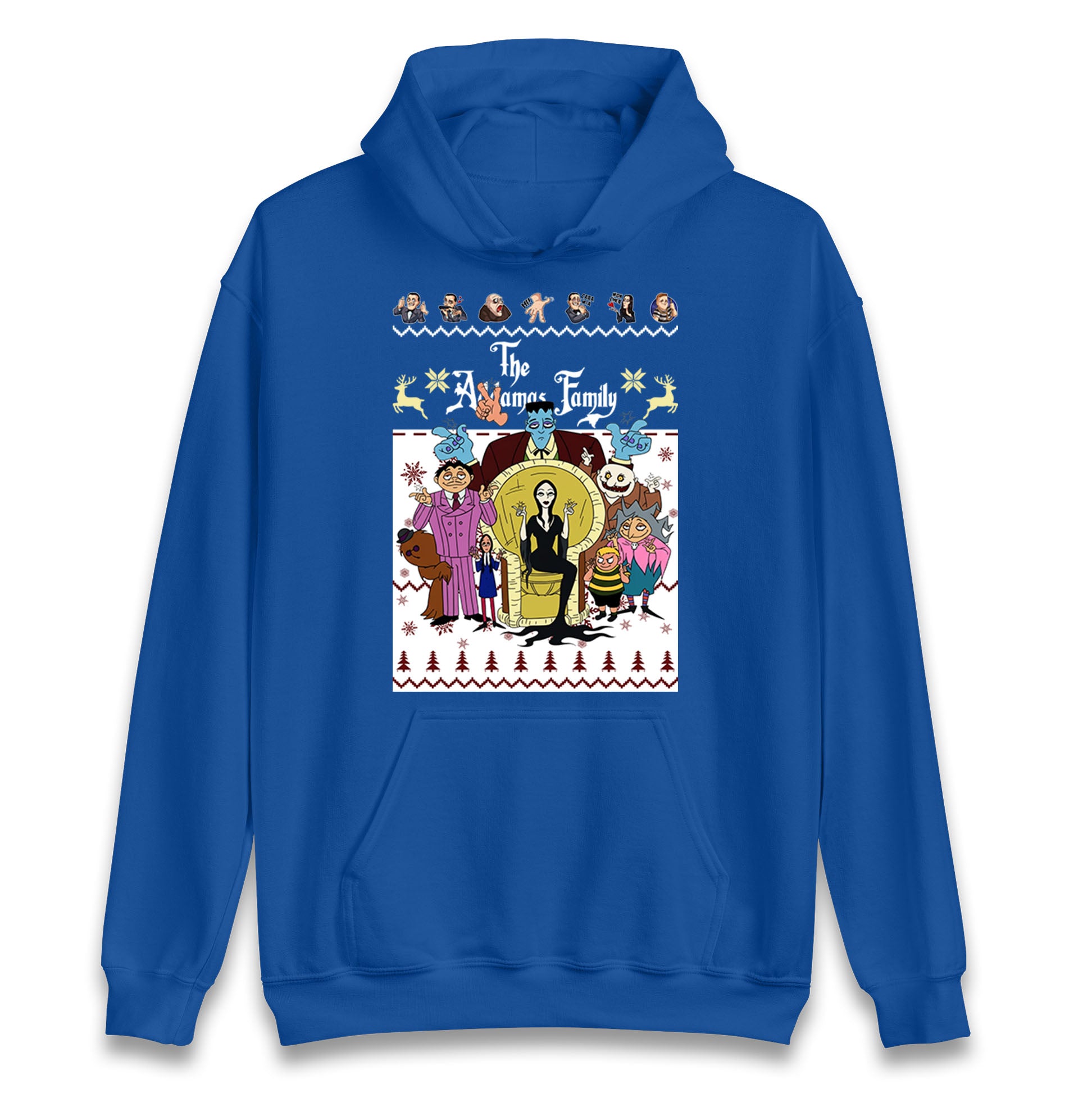 Scary Addams Christmas Hoodie
