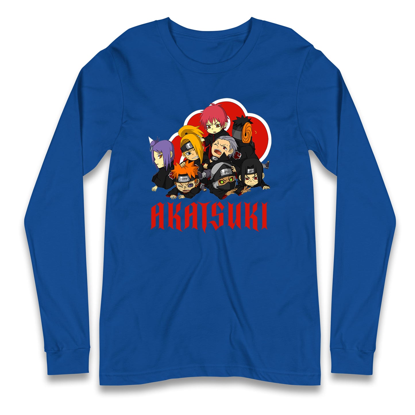 naruto shippuden akatsuki long sleeve t shirt