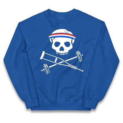 Johnny Knoxville Crutch Barbell and Bones Kids Jumper