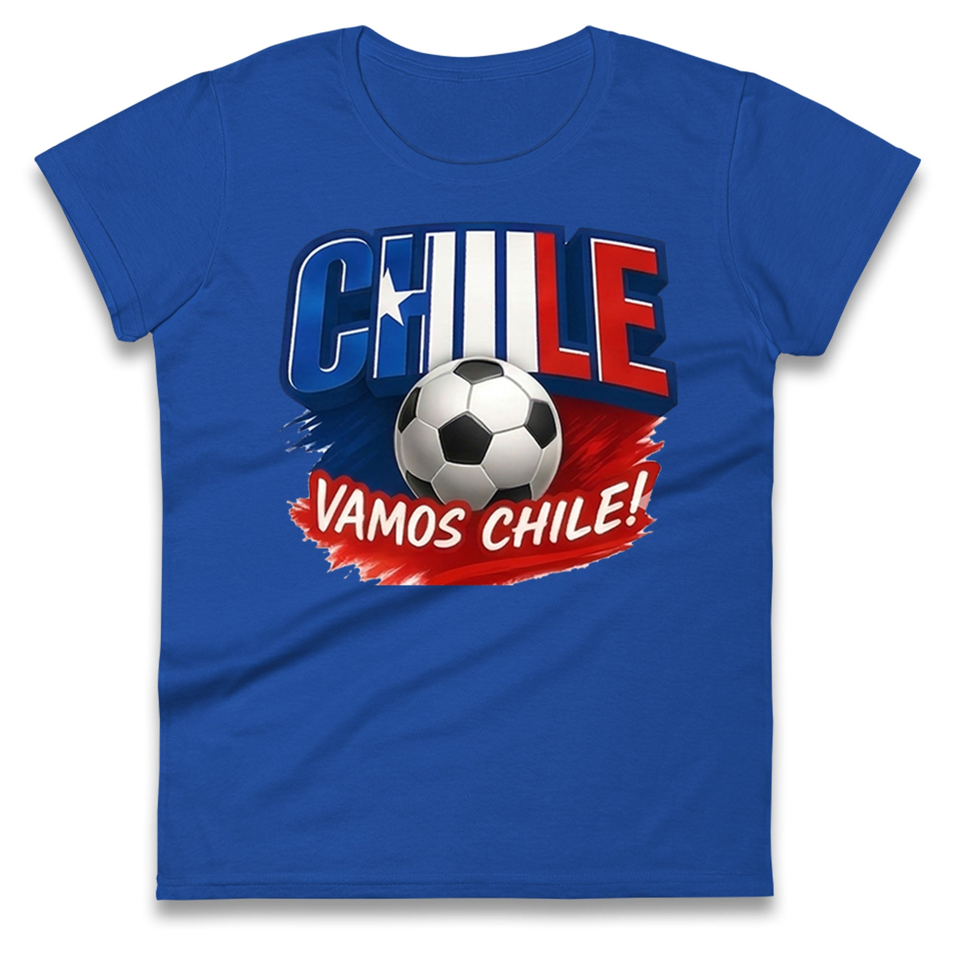 Chile Retro World Cup Ladies T Shirt 