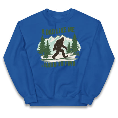 Retro Funny Bigfoot Dad Kids Jumper 
