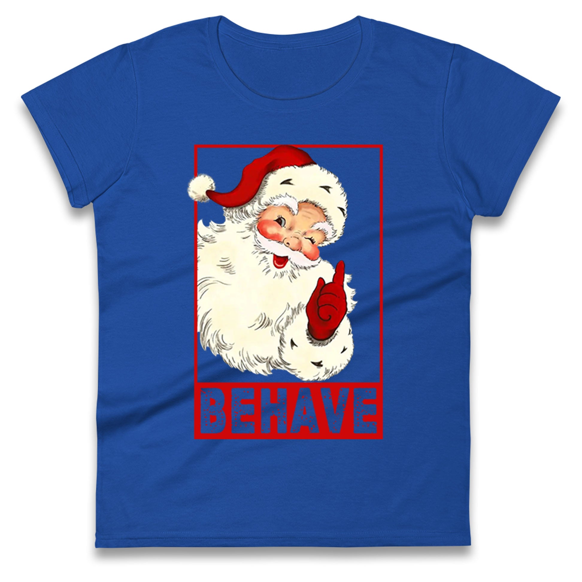 Father christmas Ladies T Shirt 