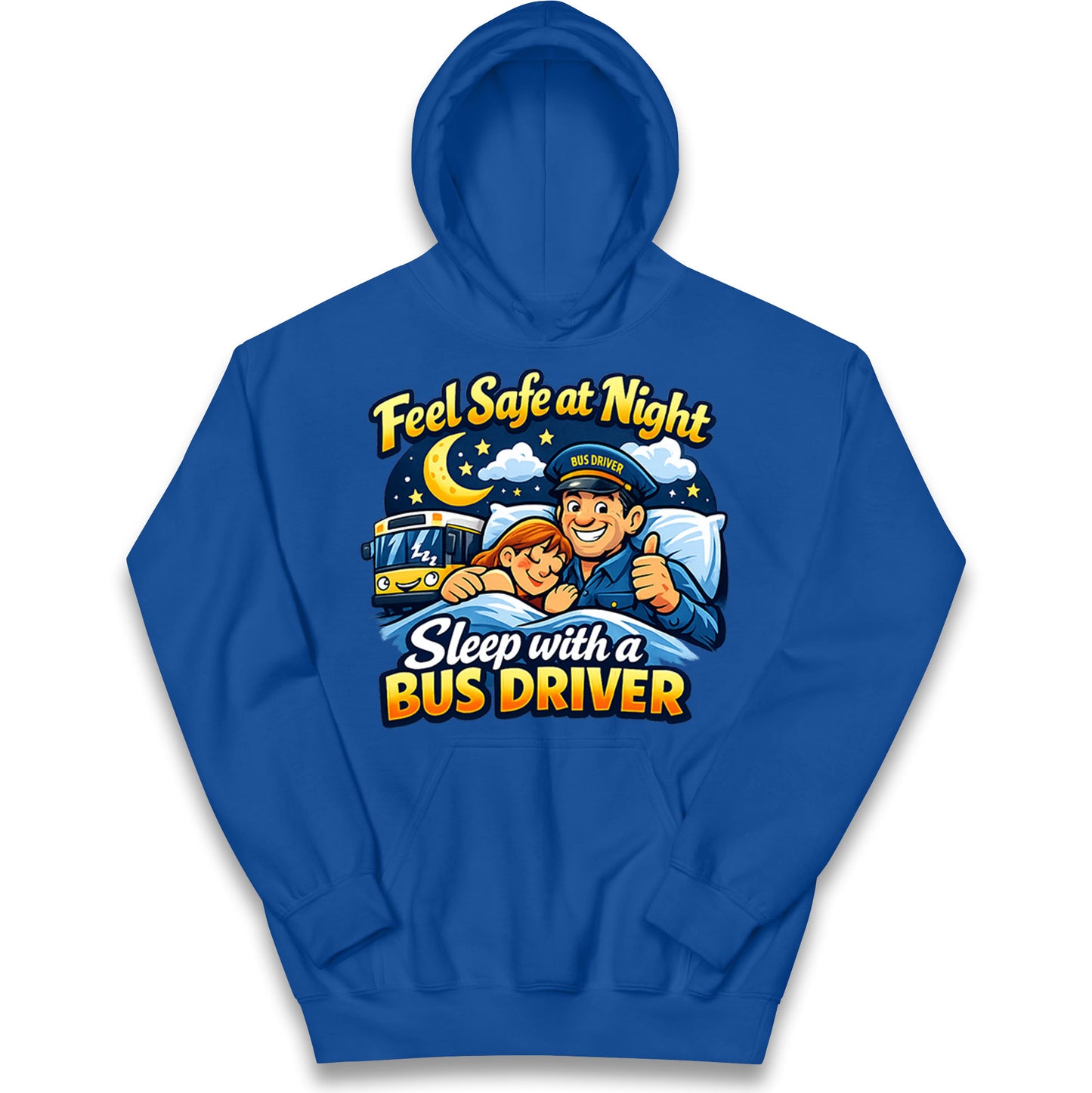 Bus Driver Job Title Kids Hoodie