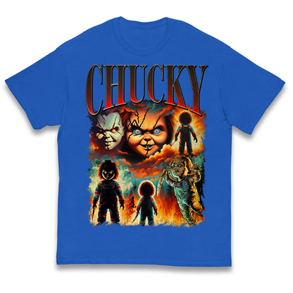 Chucky Doll Halloween Bootleg Kids T Shirt