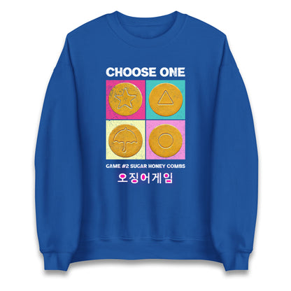 Squid Game Sugar Honey Comb's Cookie's Sweatshirt
