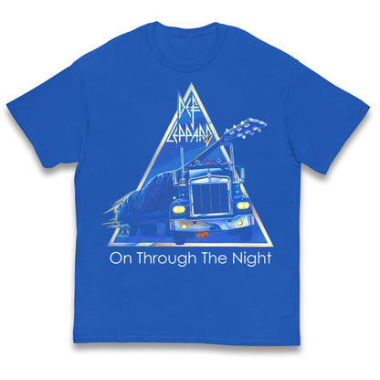 Leppard On Through The Night Kids T Shirt