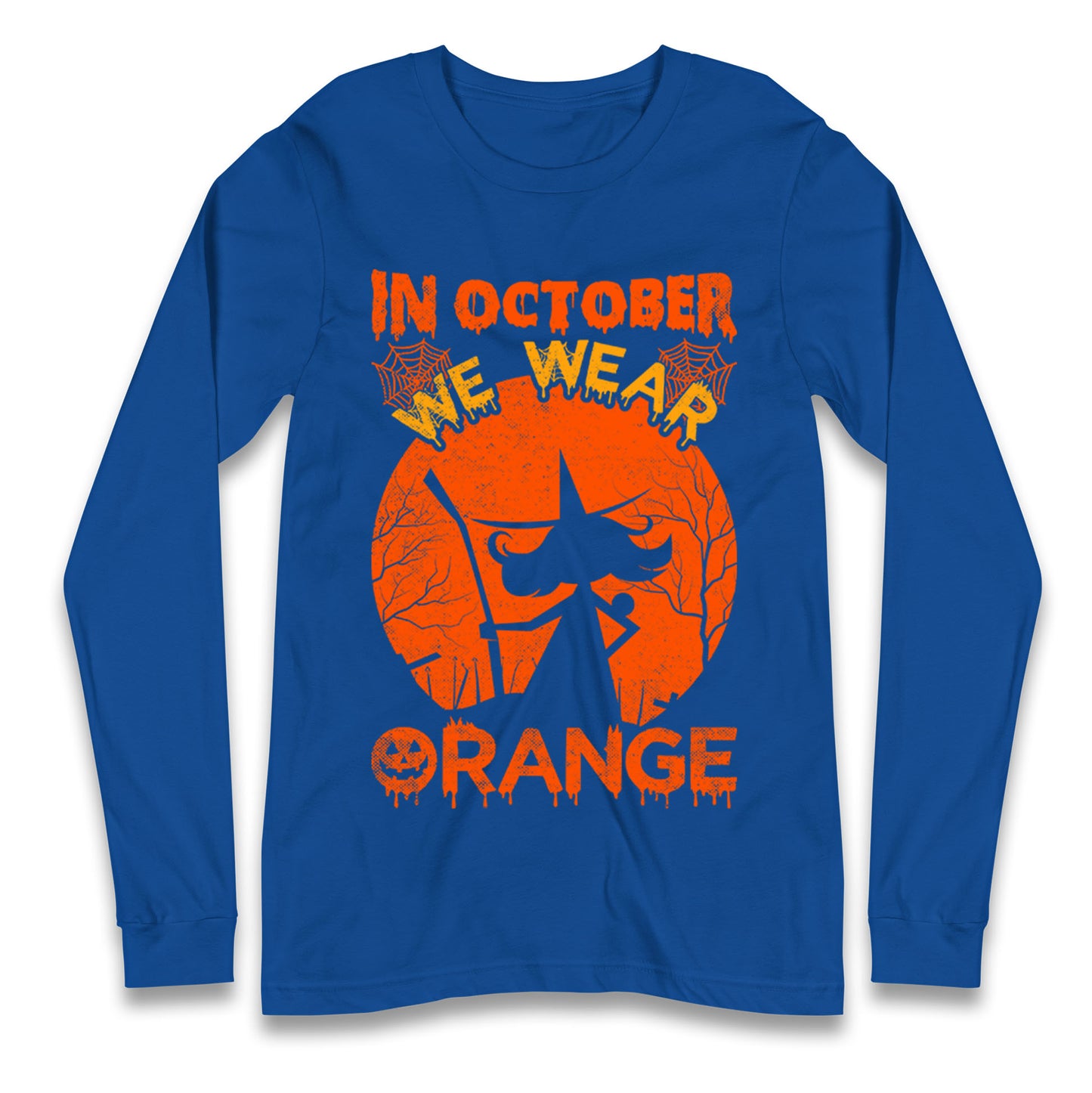In October We Wear Orange Halloween T Shirt
