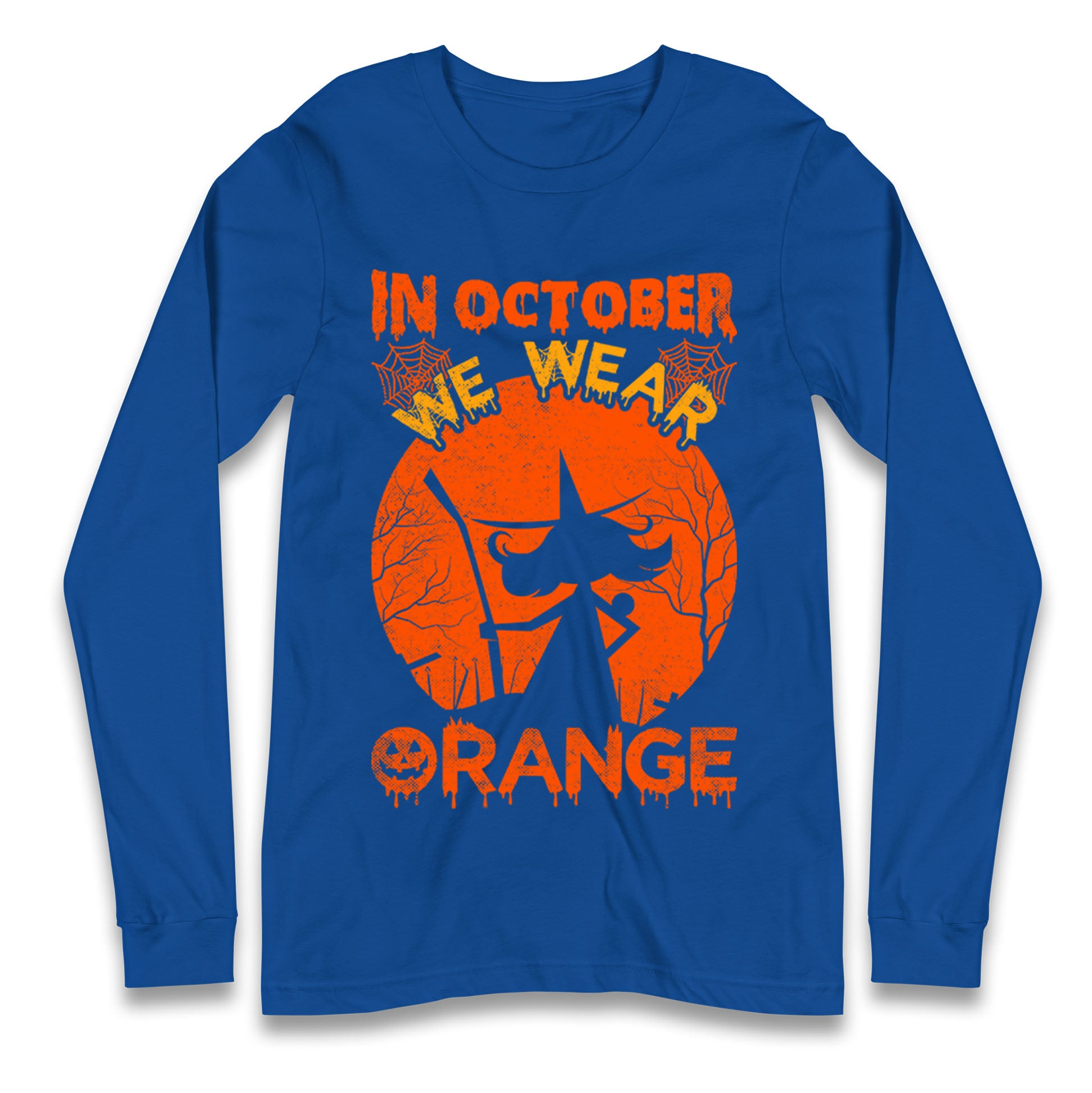In October We Wear Orange Halloween T Shirt
