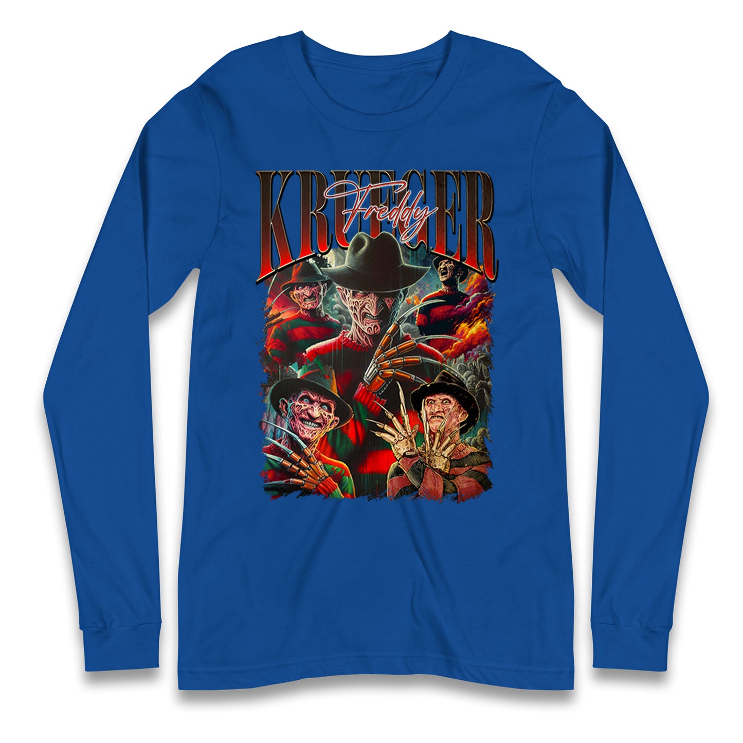 Freddy Krueger Halloween Bootleg Long Sleeve T Shirt