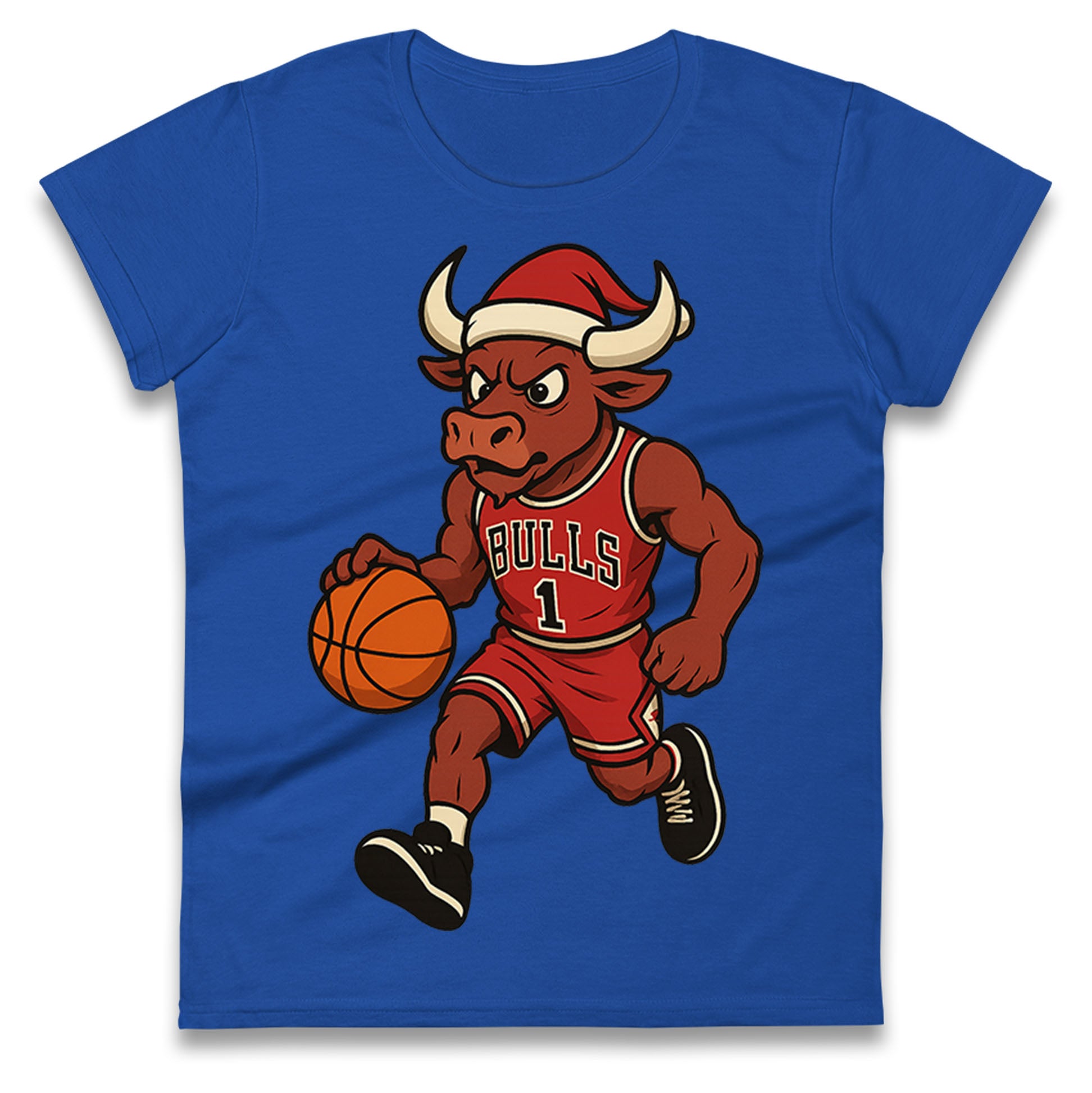 Chicago Bulls Christmas Ladies T Shirt