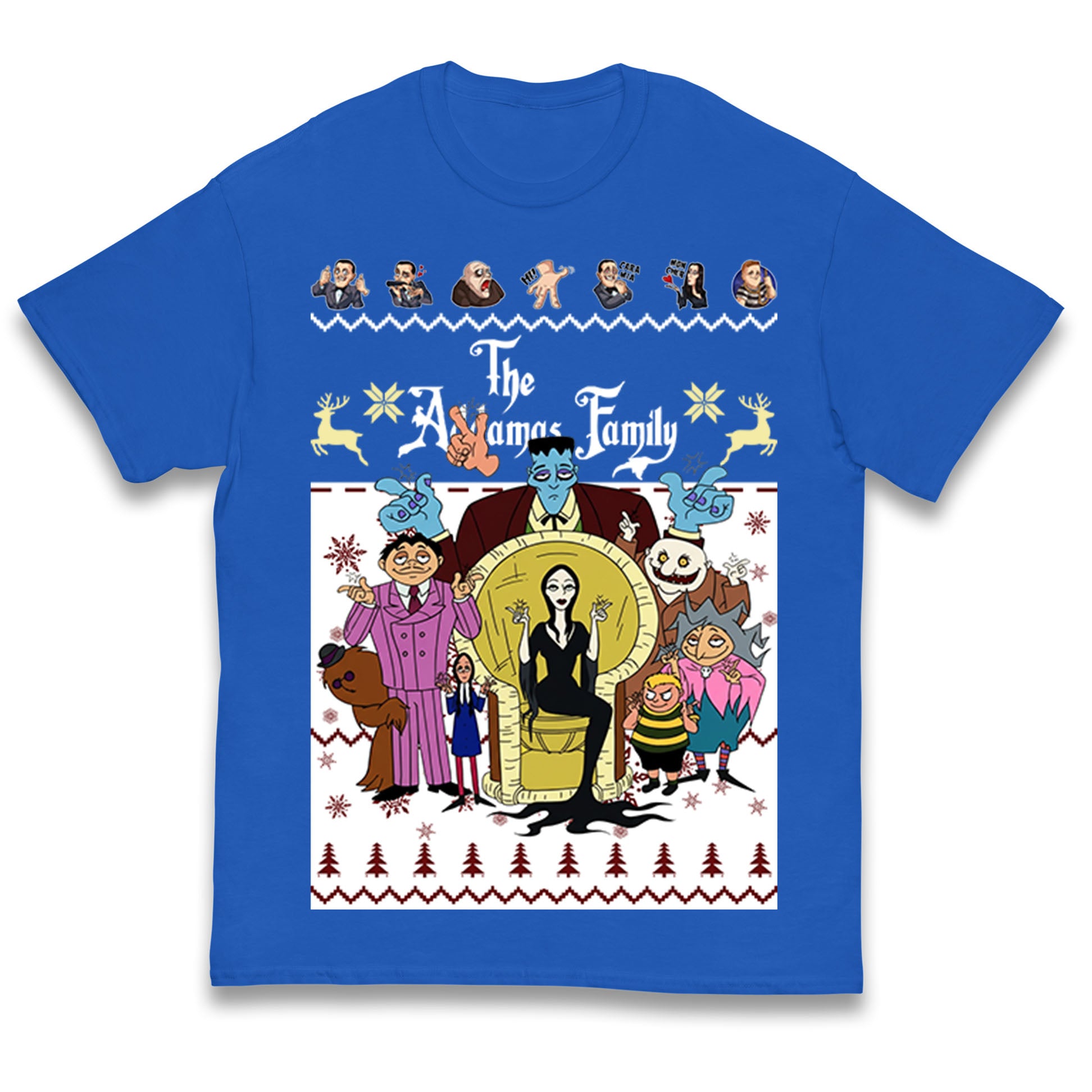 Scary Addams Christmas Kids T Shirt