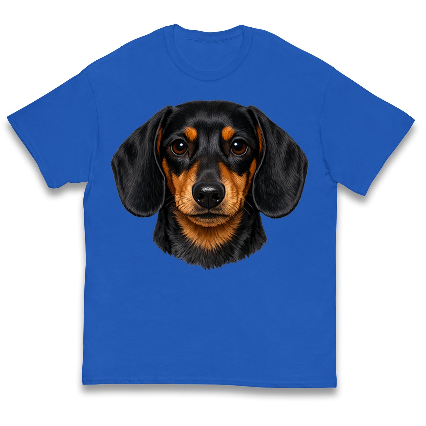 Dachshund Dog Face Kids T Shirt