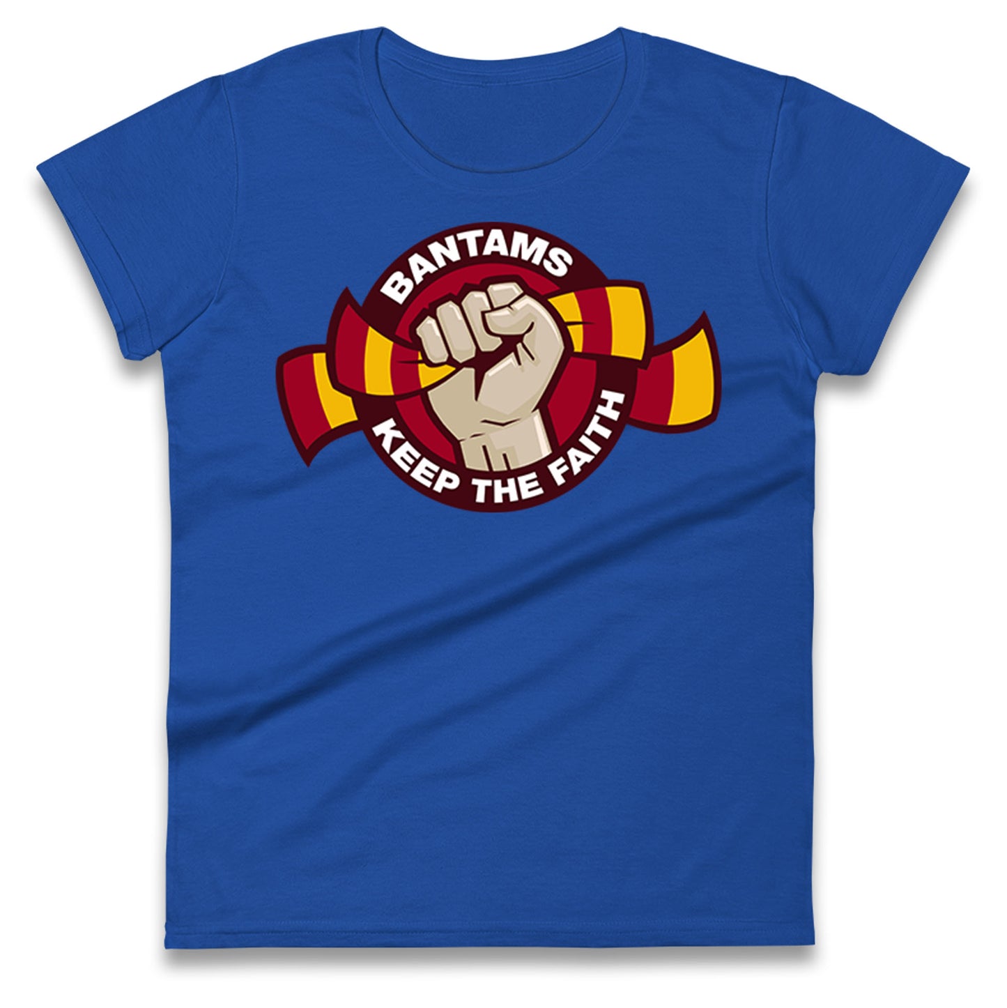 Bradford City Football Ladies T Shirt