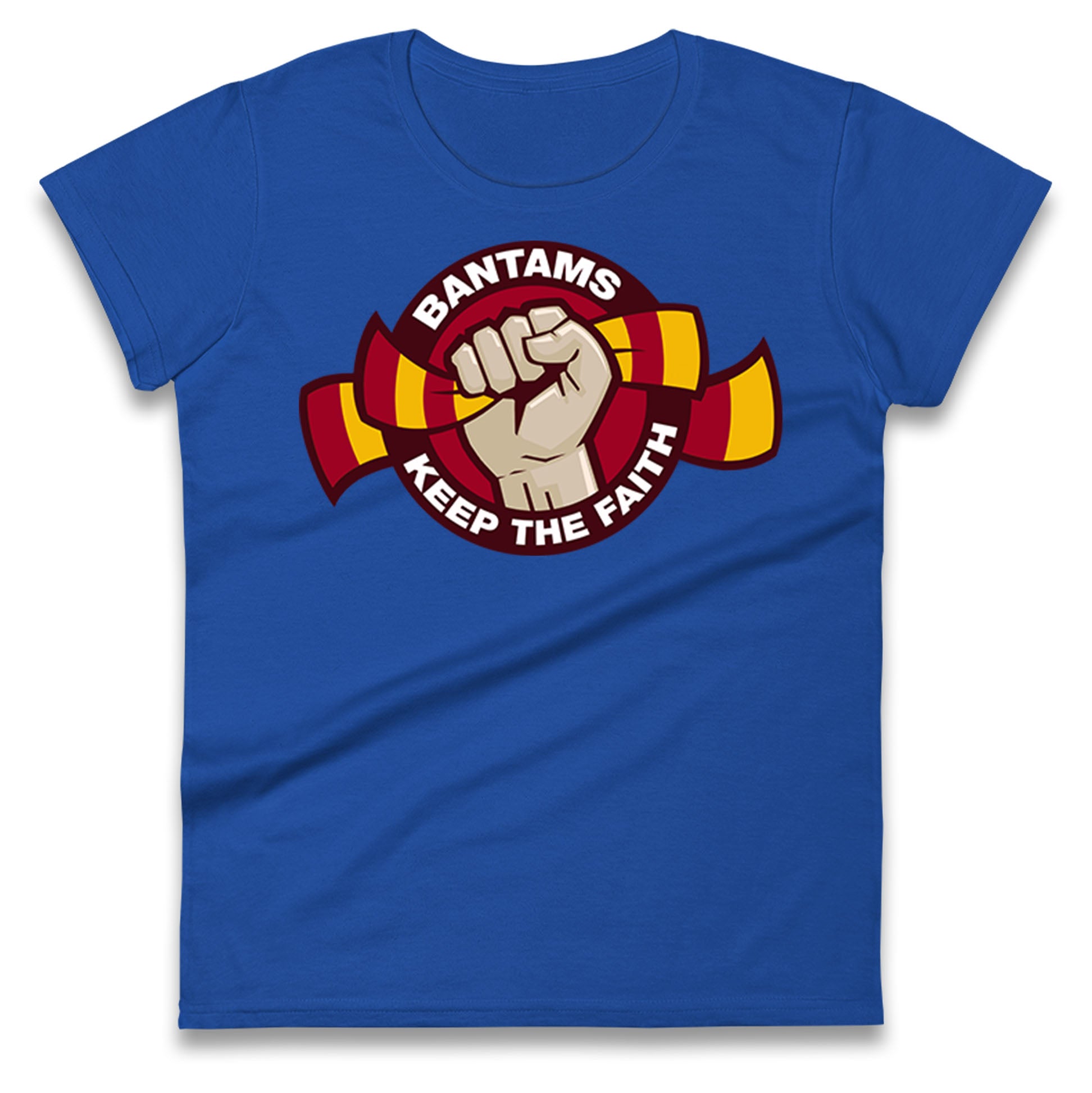 Bradford City Football Ladies T Shirt
