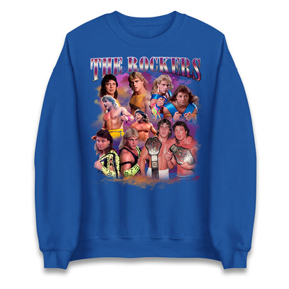 Retro The Rockers Bootleg Wrestling Unisex Sweatshirt