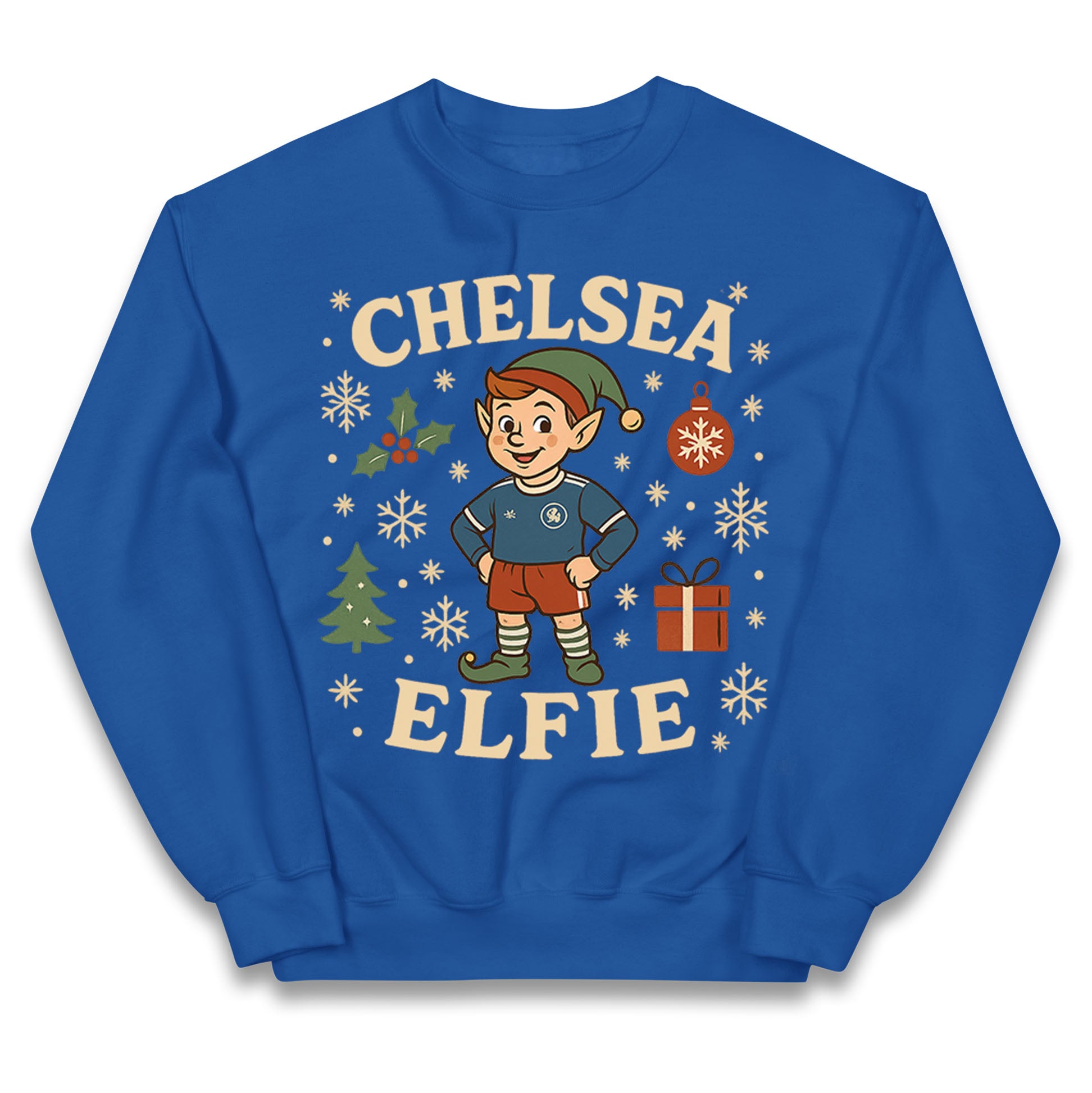Chelsea FC Christmas Kids Jumper