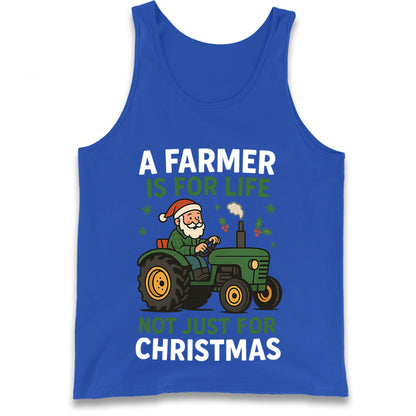 Farmer Christmas Tank Top