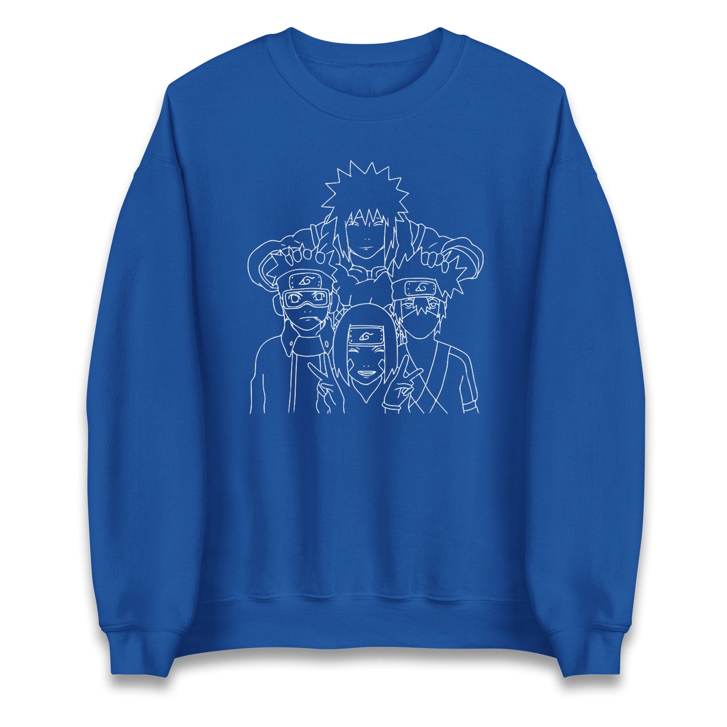Naruto Shippuden Sweatshirt Minato Namikaze Kakashi Hatake Obito Uchiha Rin Nohara Top