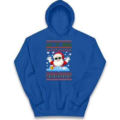 Santa Claus Christmas Kids Hoodie