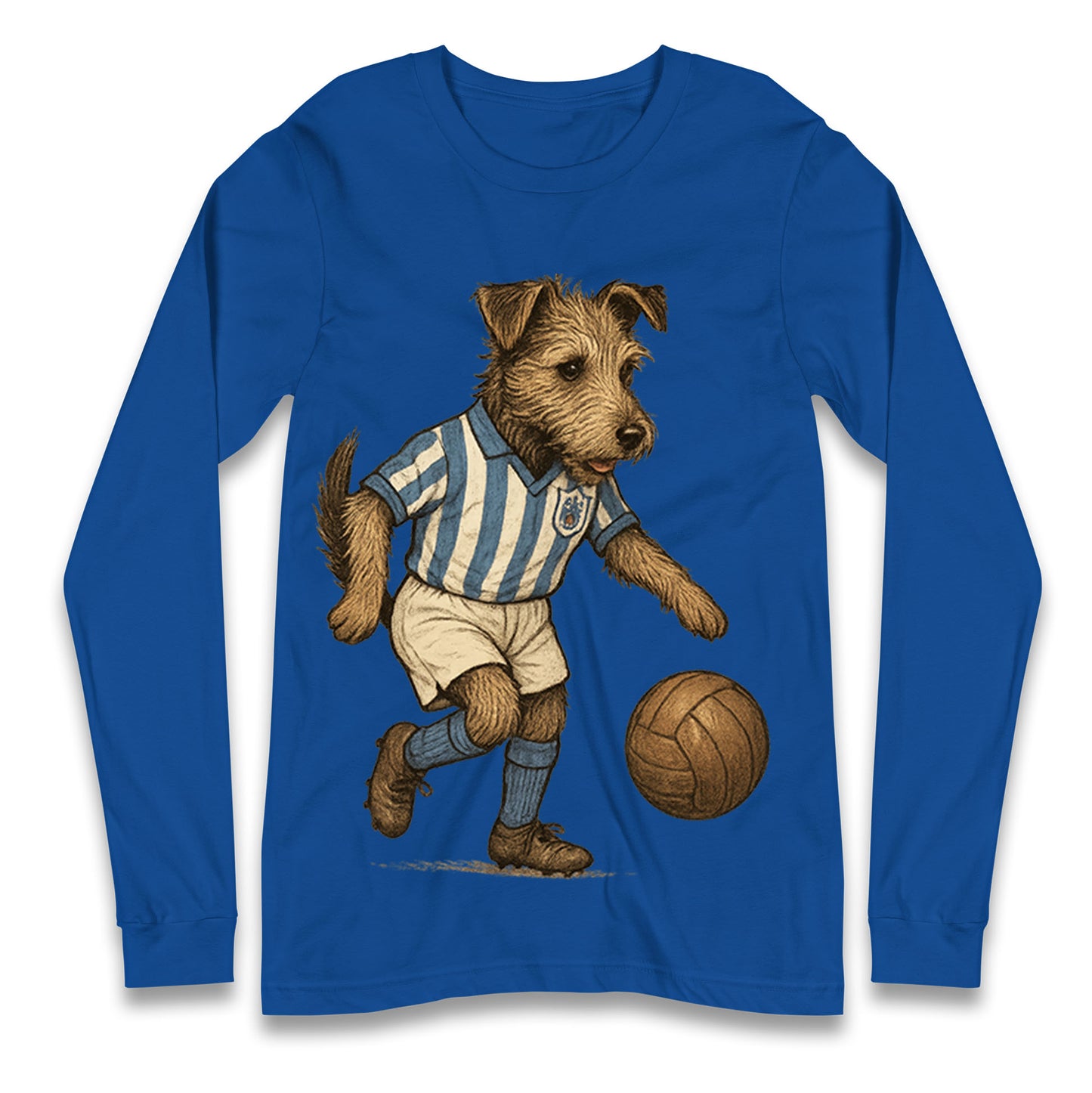 Retro Huddersfield Town Christmas Long Sleeve Shirt