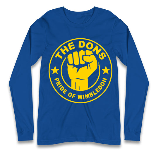 AFC Wimbledon Football Longsleeve T Shirt
