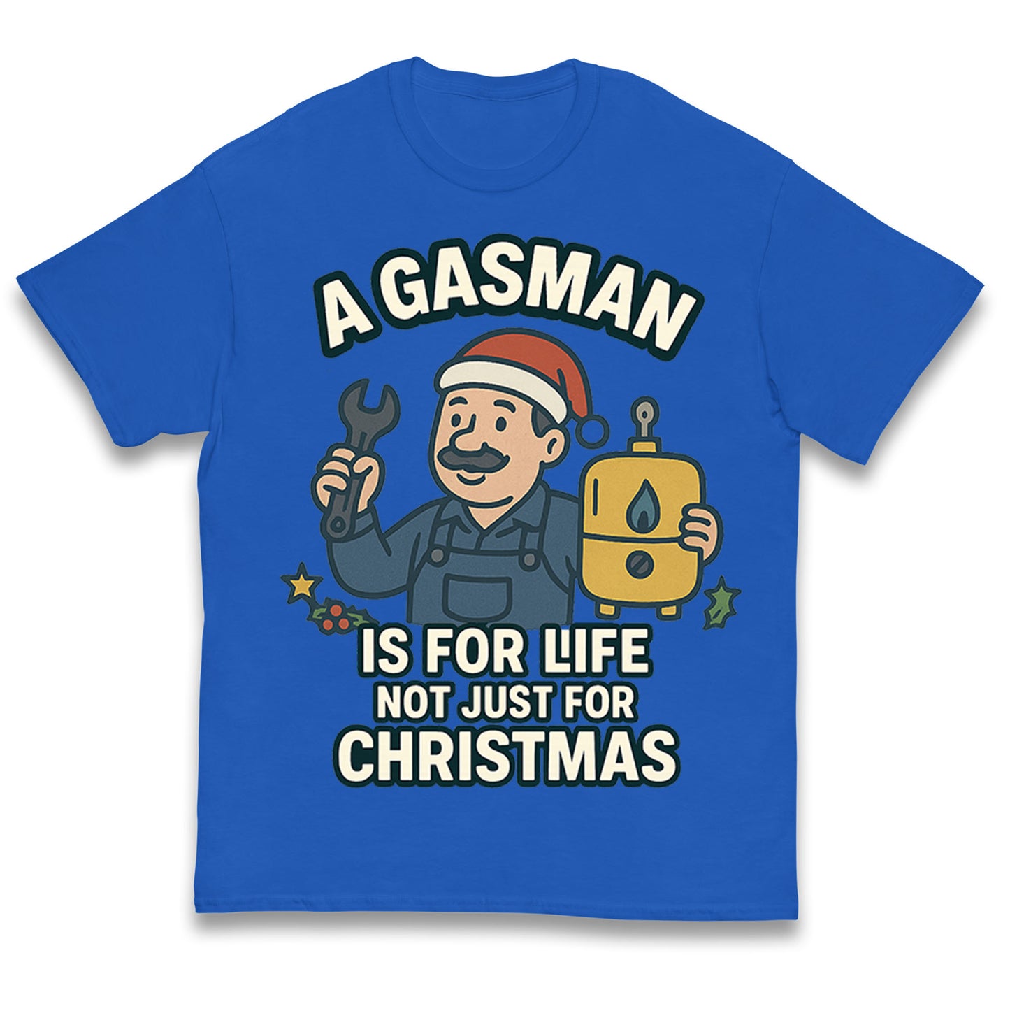 Gasman Christmas Kids T Shirt