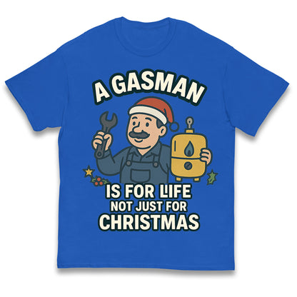 Gasman Christmas Kids T Shirt