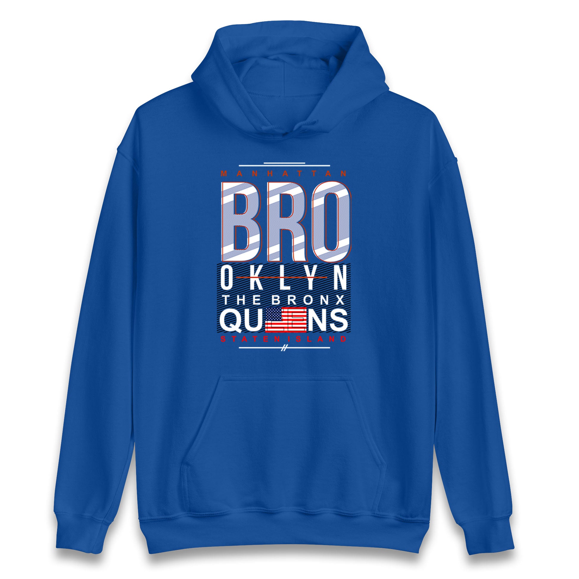 Brooklyn New York State Hoodie
