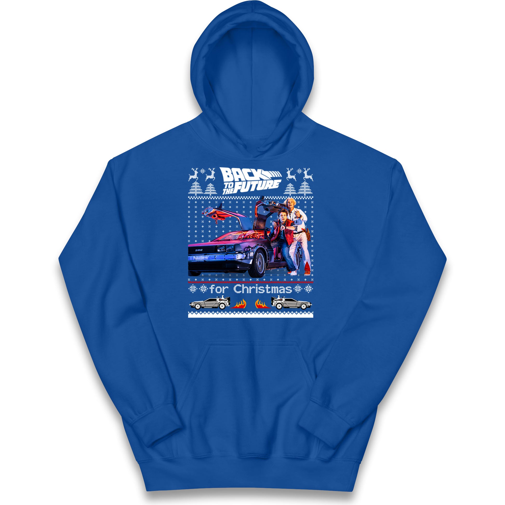 Back To The Future Christmas Kids Hoodie