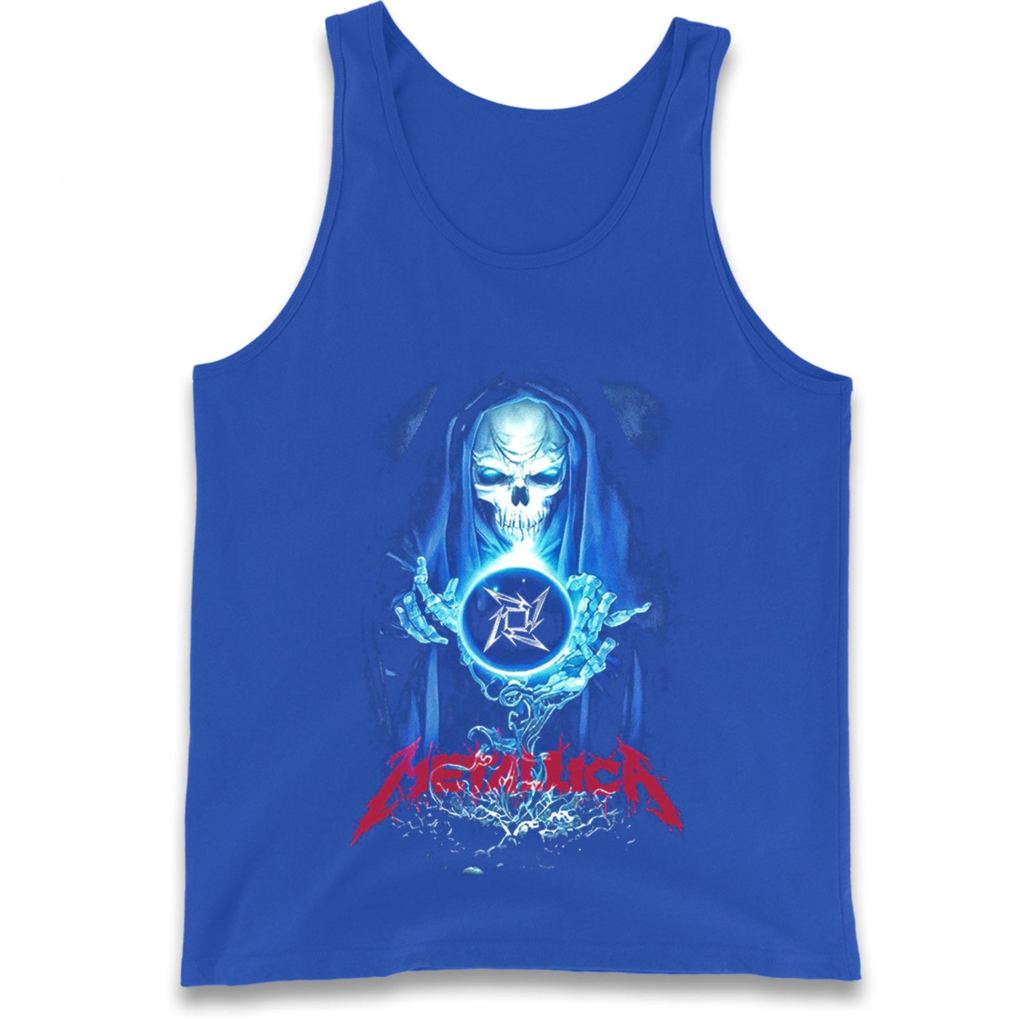 Metallica Skellington Sorcerer Tank Top