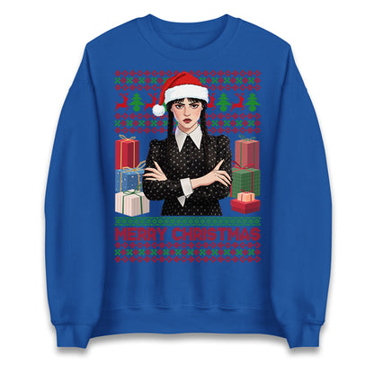 Wednesday Addams Christmas Jumper