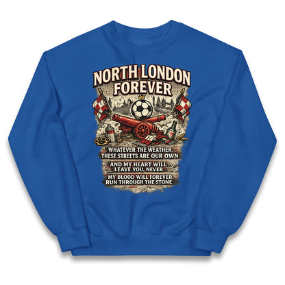 Arsenal North London Forever Kids Jumper