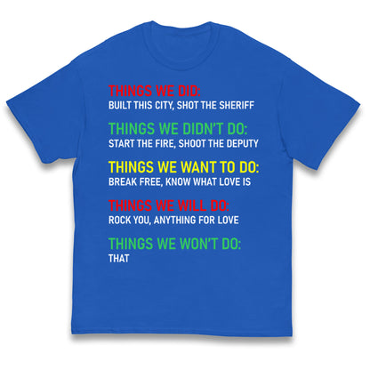 Bob Marley Music Kids T Shirt