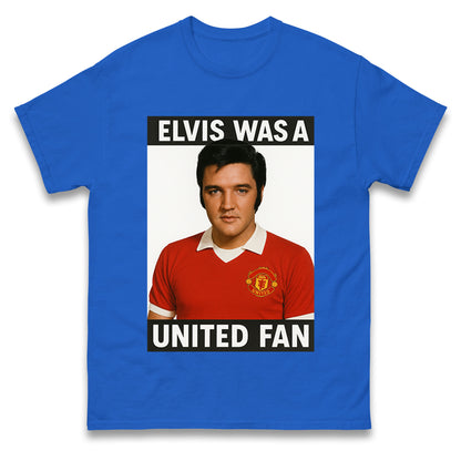 Elvis Presley Mnchester United T Shirt