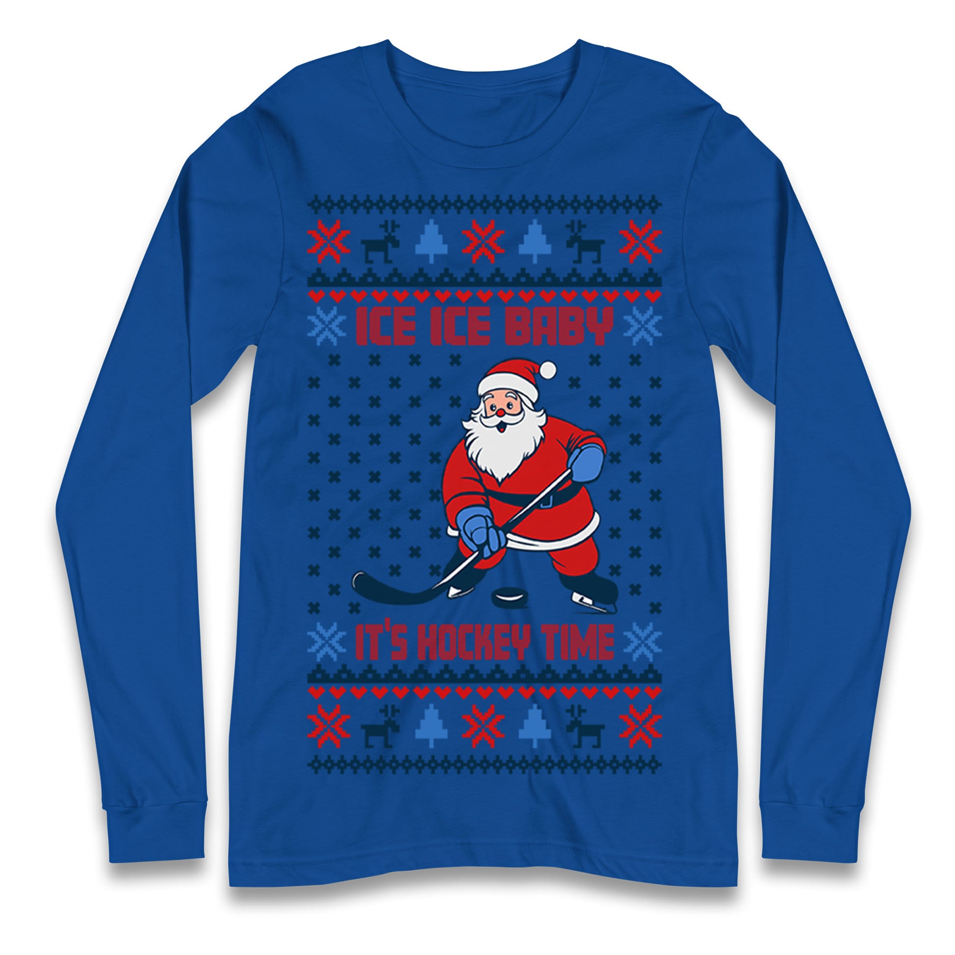 Hockey Christmas Longsleeve T Shirt
