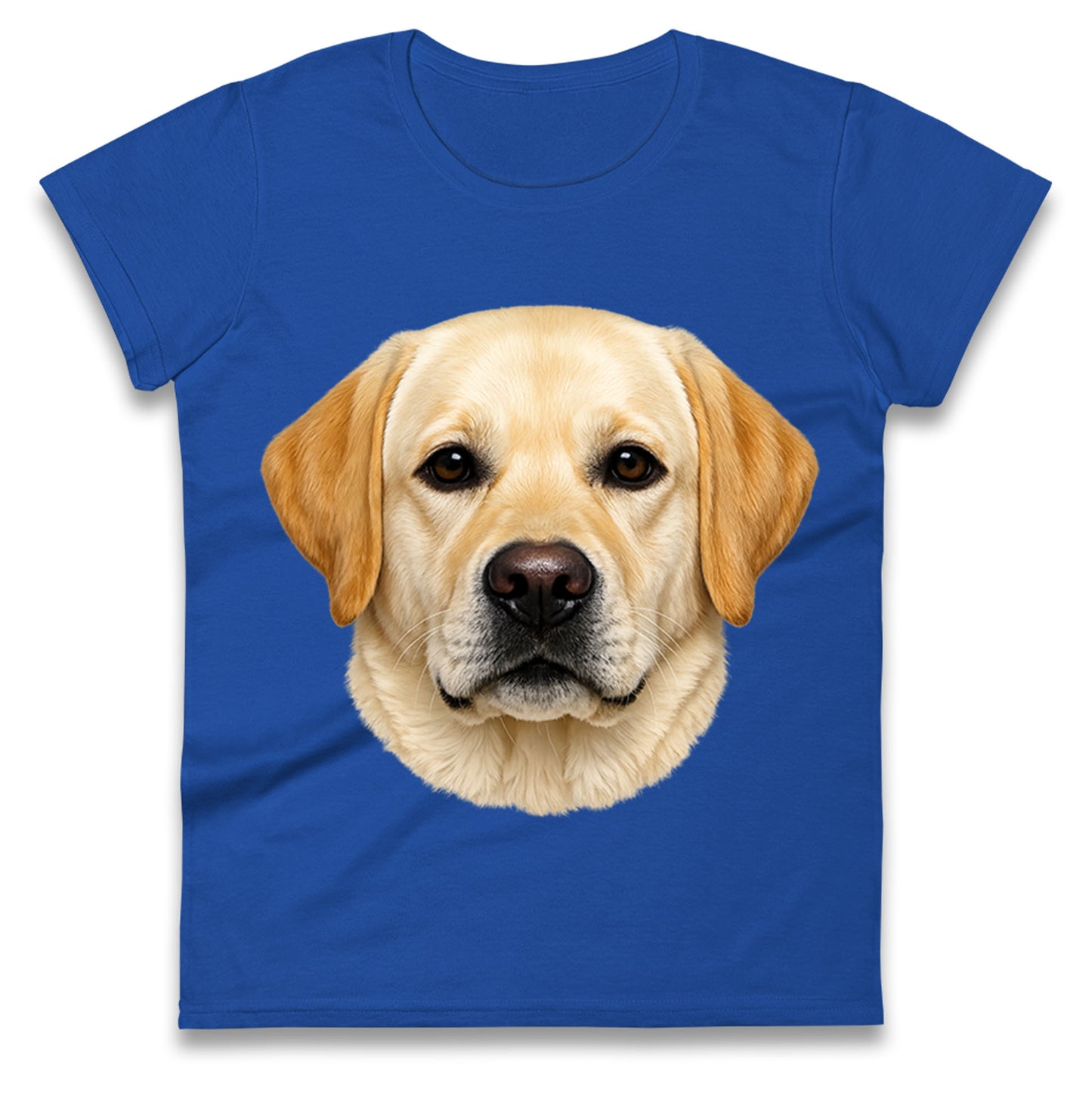 Labrador Dog Face Ladies T Shirt