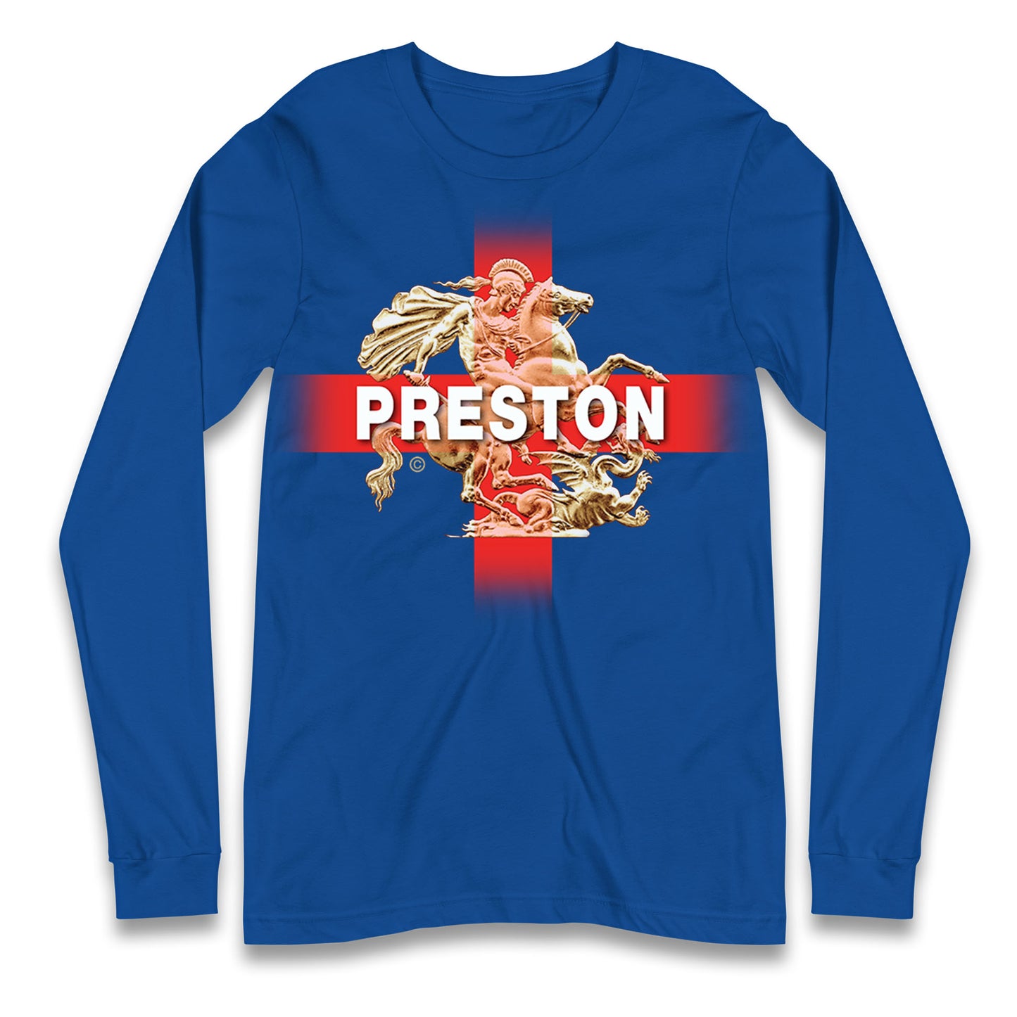 Preston St George & The Dragon Long Sleeve T Shirt