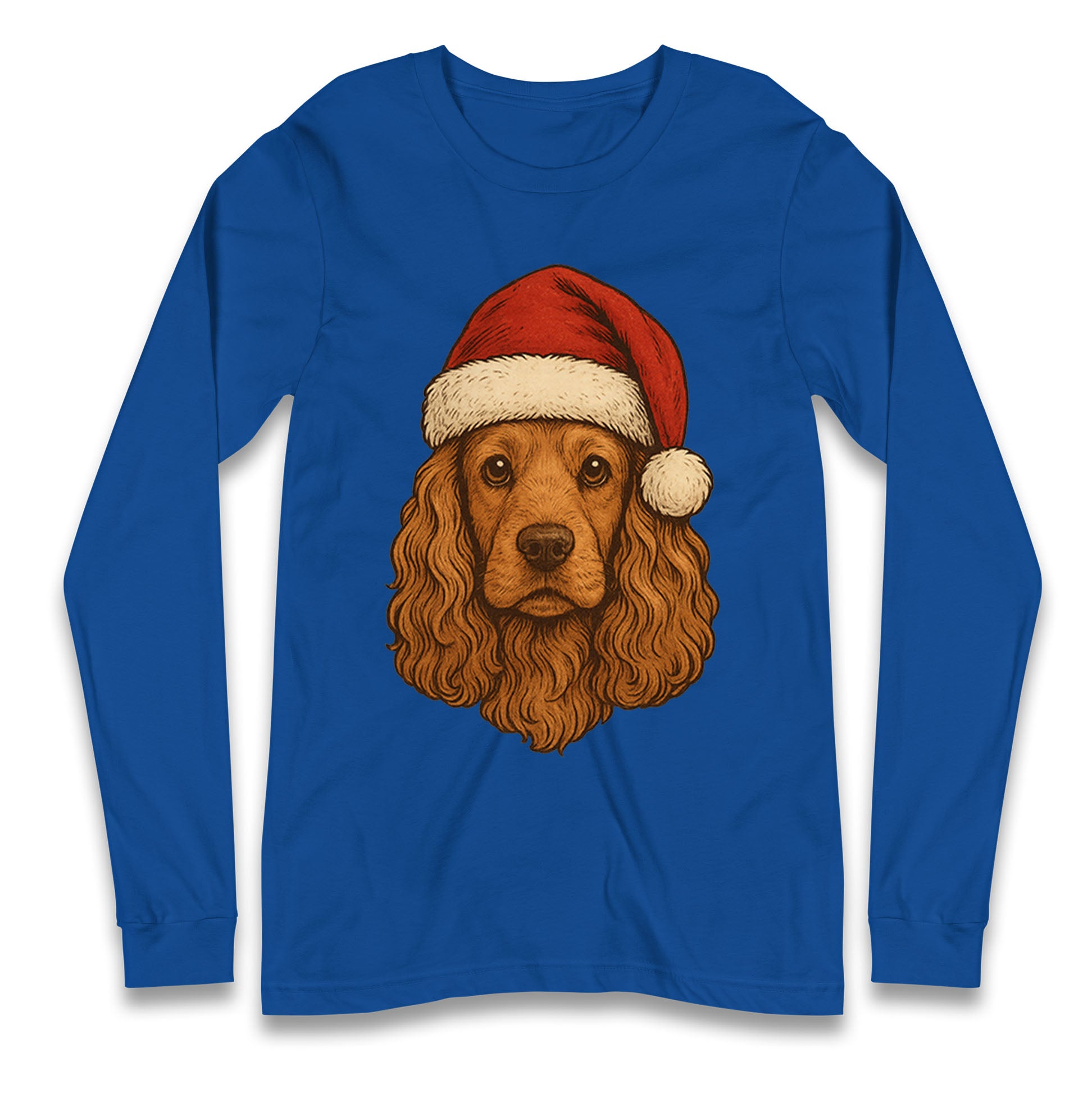 Cocker Spaniel Christmas Longsleeve T Shirt