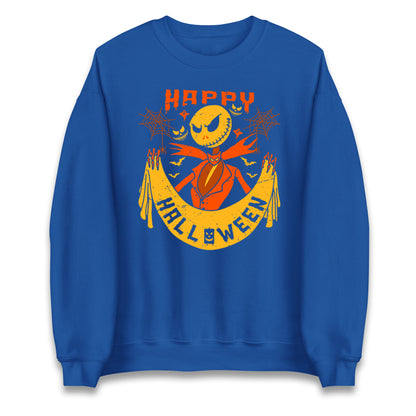 Jack Skellington Happy Halloween Unisex Sweatshirt