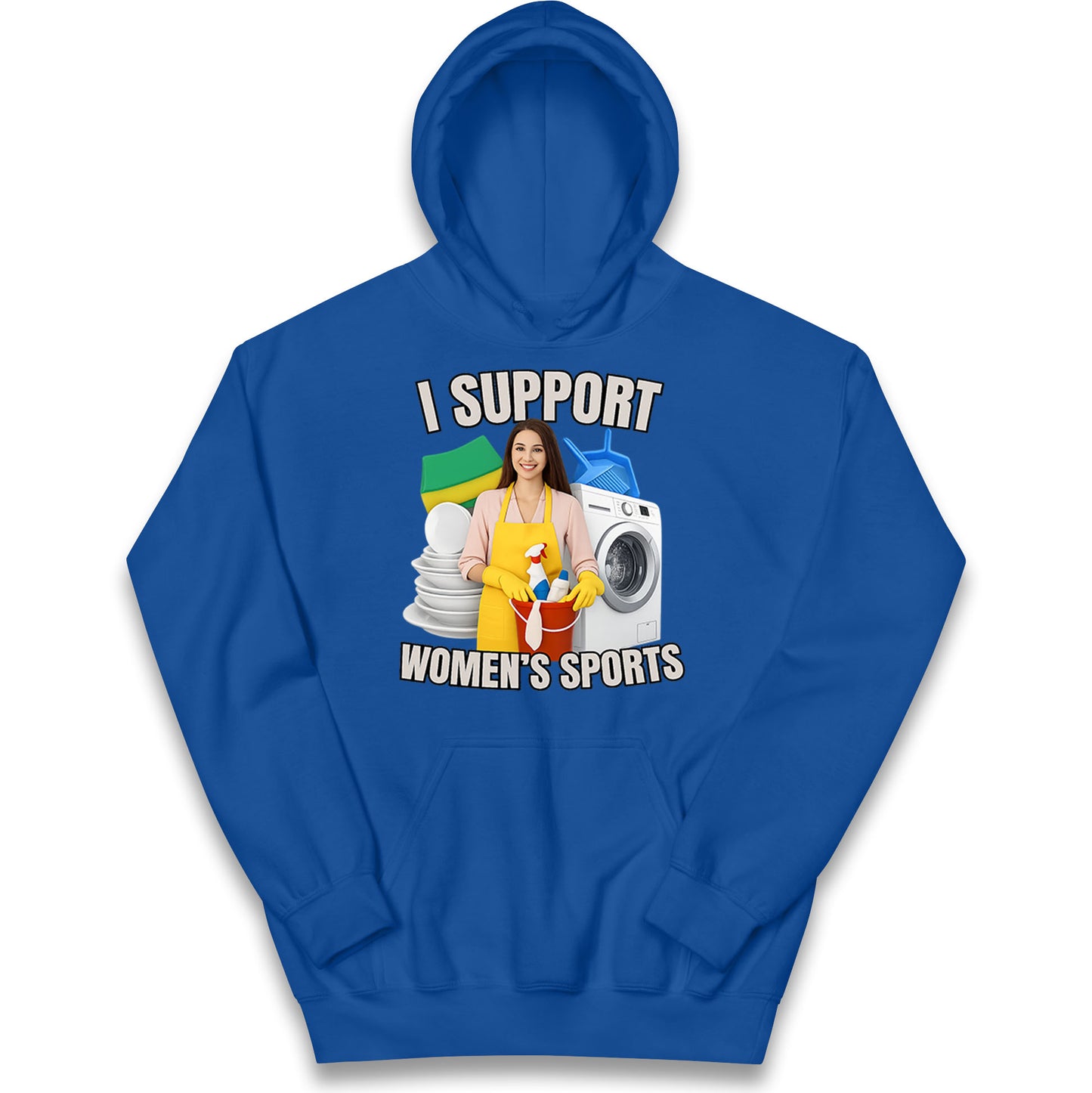 I Support Women's Sports Kids Hoodie