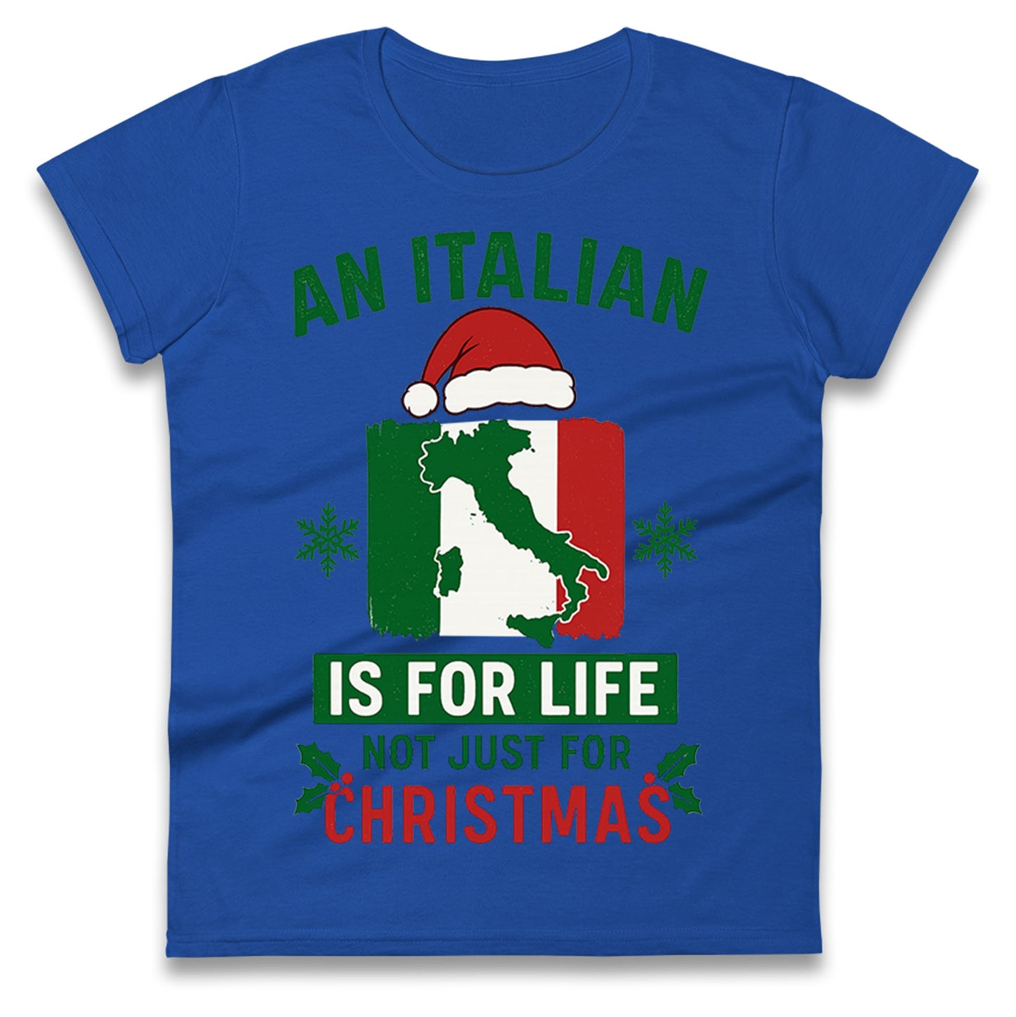 Italian Christmas Ladies T Shirt